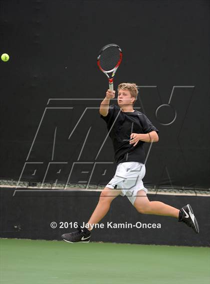 Thumbnail 1 in Foothill League Boys Tennis Championships photogallery.