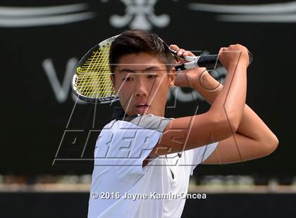 Thumbnail 2 in Foothill League Boys Tennis Championships photogallery.