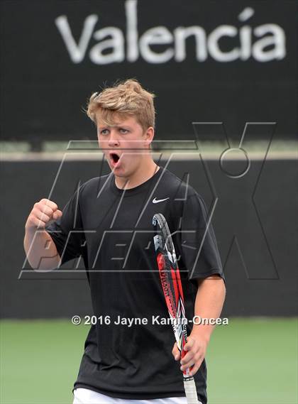Thumbnail 3 in Foothill League Boys Tennis Championships photogallery.