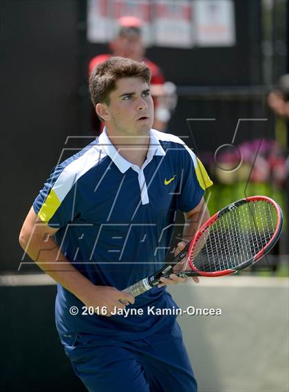 Thumbnail 3 in Foothill League Boys Tennis Championships photogallery.