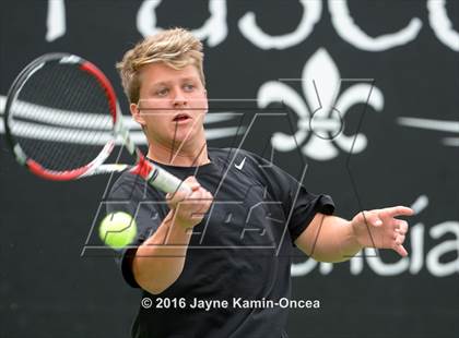 Thumbnail 2 in Foothill League Boys Tennis Championships photogallery.