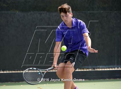 Thumbnail 2 in Foothill League Boys Tennis Championships photogallery.