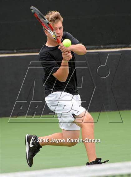 Thumbnail 3 in Foothill League Boys Tennis Championships photogallery.