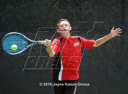 Thumbnail 3 in Foothill League Boys Tennis Championships photogallery.