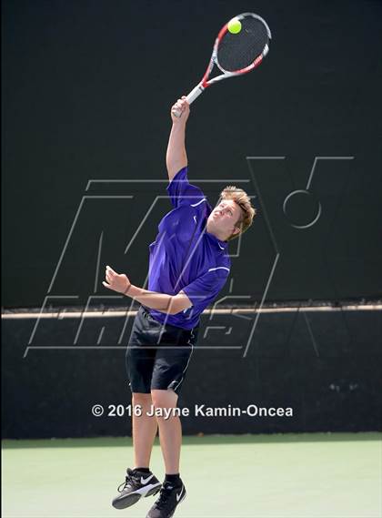 Thumbnail 1 in Foothill League Boys Tennis Championships photogallery.