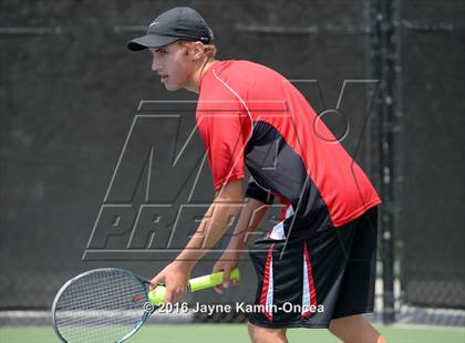 Thumbnail 3 in Foothill League Boys Tennis Championships photogallery.