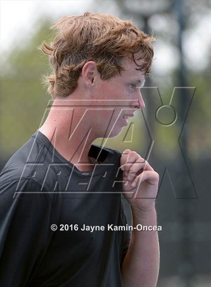 Thumbnail 2 in Foothill League Boys Tennis Championships photogallery.