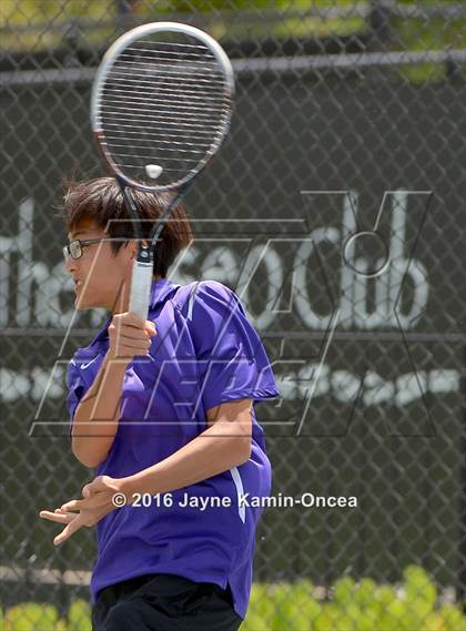 Thumbnail 1 in Foothill League Boys Tennis Championships photogallery.