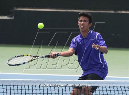Thumbnail 1 in Foothill League Boys Tennis Championships photogallery.