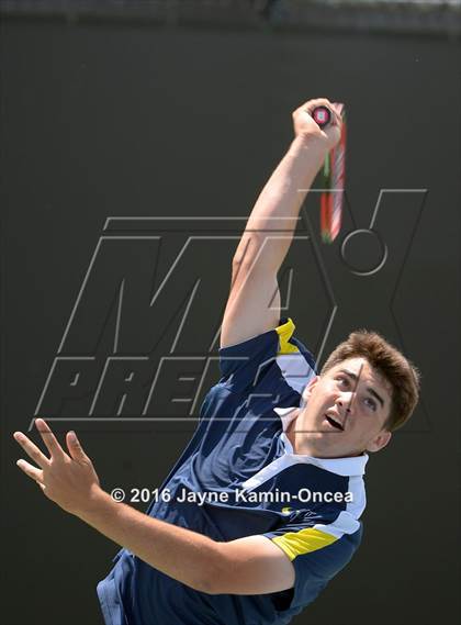 Thumbnail 3 in Foothill League Boys Tennis Championships photogallery.