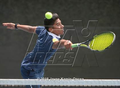 Thumbnail 2 in Foothill League Boys Tennis Championships photogallery.