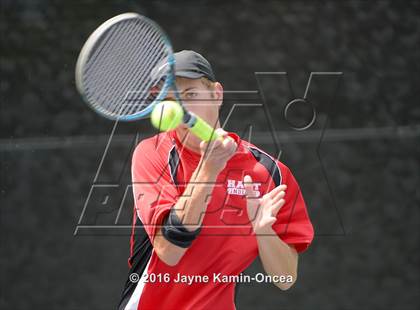Thumbnail 1 in Foothill League Boys Tennis Championships photogallery.