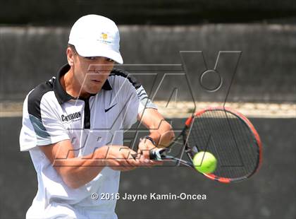 Thumbnail 2 in Foothill League Boys Tennis Championships photogallery.