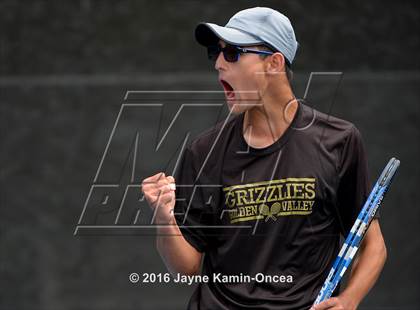 Thumbnail 1 in Foothill League Boys Tennis Championships photogallery.