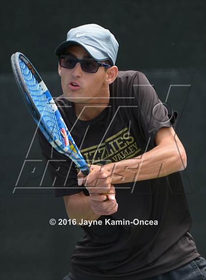 Thumbnail 1 in Foothill League Boys Tennis Championships photogallery.