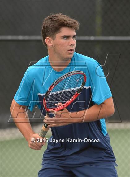 Thumbnail 2 in Foothill League Boys Tennis Championships photogallery.
