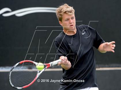 Thumbnail 1 in Foothill League Boys Tennis Championships photogallery.