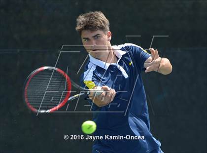 Thumbnail 3 in Foothill League Boys Tennis Championships photogallery.