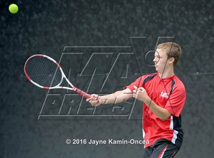 Thumbnail 2 in Foothill League Boys Tennis Championships photogallery.
