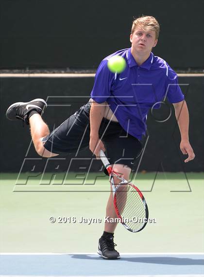 Thumbnail 3 in Foothill League Boys Tennis Championships photogallery.