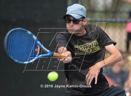 Thumbnail 3 in Foothill League Boys Tennis Championships photogallery.