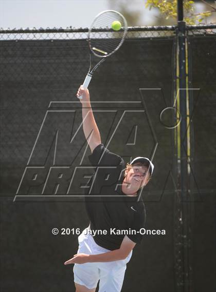 Thumbnail 3 in Foothill League Boys Tennis Championships photogallery.