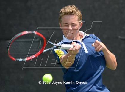 Thumbnail 2 in Foothill League Boys Tennis Championships photogallery.