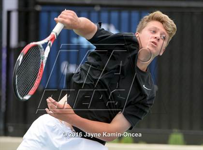 Thumbnail 2 in Foothill League Boys Tennis Championships photogallery.