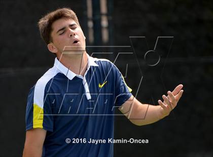 Thumbnail 3 in Foothill League Boys Tennis Championships photogallery.