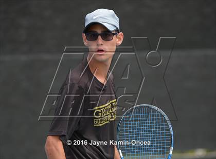 Thumbnail 2 in Foothill League Boys Tennis Championships photogallery.