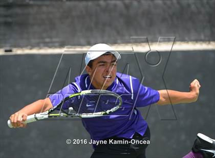Thumbnail 1 in Foothill League Boys Tennis Championships photogallery.