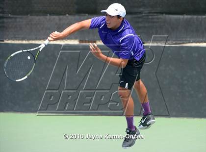 Thumbnail 2 in Foothill League Boys Tennis Championships photogallery.