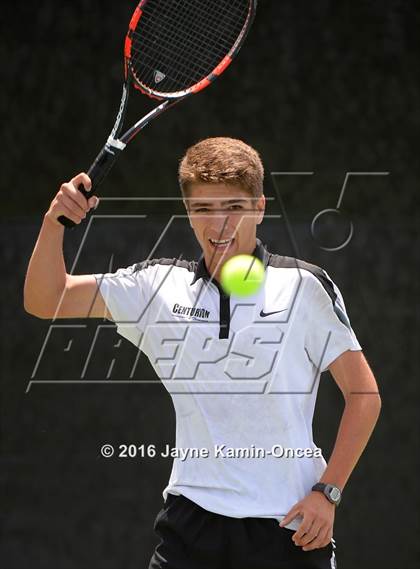Thumbnail 1 in Foothill League Boys Tennis Championships photogallery.