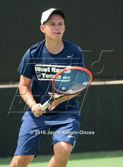 Thumbnail 3 in Foothill League Boys Tennis Championships photogallery.