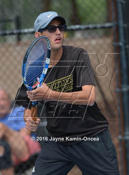 Thumbnail 3 in Foothill League Boys Tennis Championships photogallery.