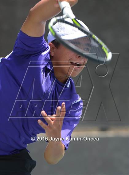 Thumbnail 2 in Foothill League Boys Tennis Championships photogallery.