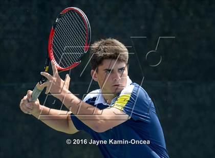 Thumbnail 2 in Foothill League Boys Tennis Championships photogallery.