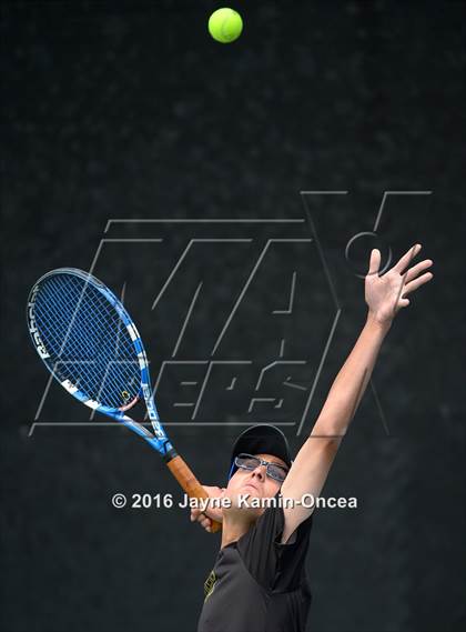 Thumbnail 2 in Foothill League Boys Tennis Championships photogallery.