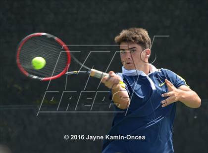 Thumbnail 2 in Foothill League Boys Tennis Championships photogallery.