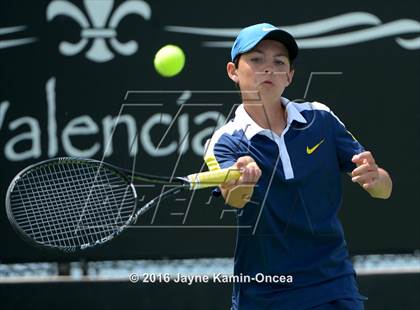 Thumbnail 1 in Foothill League Boys Tennis Championships photogallery.