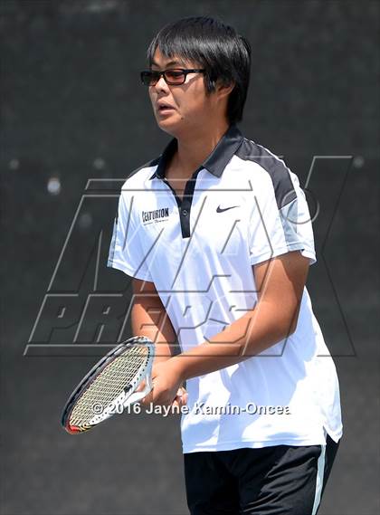 Thumbnail 1 in Foothill League Boys Tennis Championships photogallery.