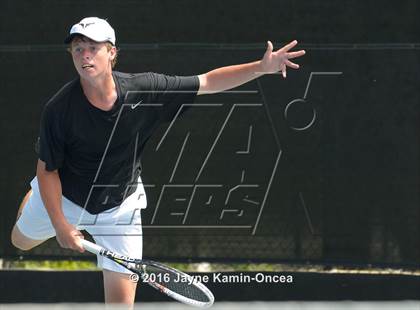 Thumbnail 2 in Foothill League Boys Tennis Championships photogallery.