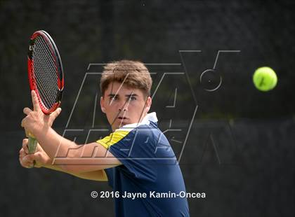 Thumbnail 1 in Foothill League Boys Tennis Championships photogallery.