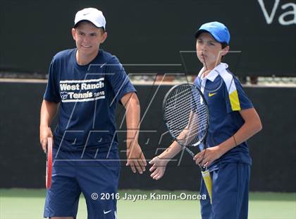 Thumbnail 2 in Foothill League Boys Tennis Championships photogallery.