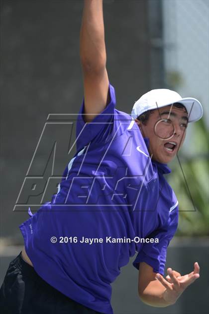 Thumbnail 3 in Foothill League Boys Tennis Championships photogallery.