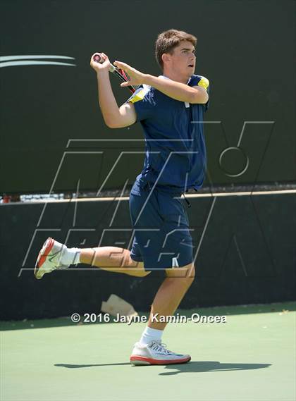 Thumbnail 1 in Foothill League Boys Tennis Championships photogallery.