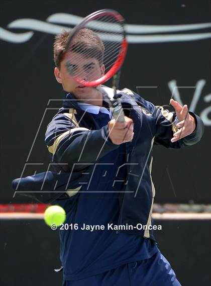 Thumbnail 1 in Foothill League Boys Tennis Championships photogallery.