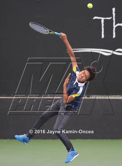 Thumbnail 3 in Foothill League Boys Tennis Championships photogallery.
