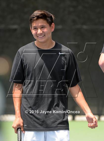 Thumbnail 3 in Foothill League Boys Tennis Championships photogallery.