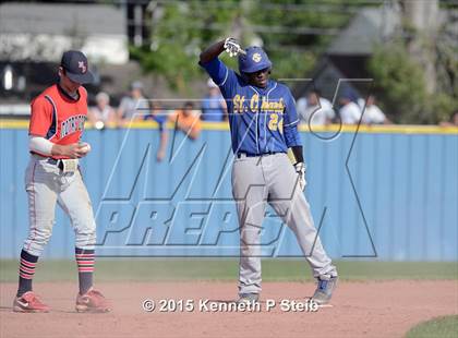 Thumbnail 1 in Notre Dame vs St. Charles  Catholic (LHSAA 3A 2nd Round Playoff) photogallery.